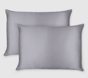 Gray Silk Pillowcases