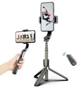 Phone Gimbal Stabilizer Selfie Stick Tripod 