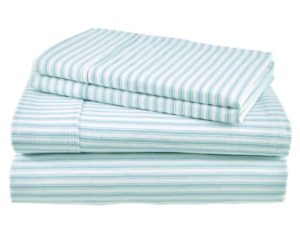 Ovela Stripes Cotton Flannelette Sheet Set