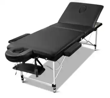 NNEDSZ 3 Fold Portable Aluminium Massage Table