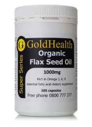 Gold Health Organic Flax Seed Oil