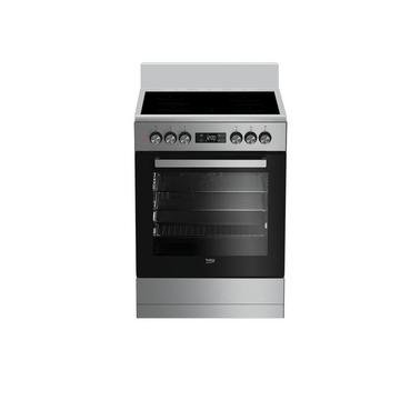 Beko 60cm stainless steel ceramic freestanding cooker