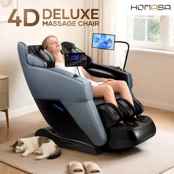 Homasa 4D zero gravity shiatsu massage chair