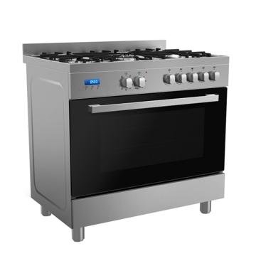 Midea 90cm stainless steel freestanding gas stove