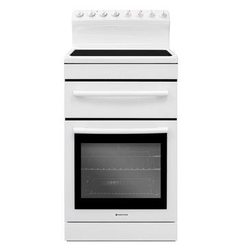 Parmco 54cm white ceramic freestanding stove