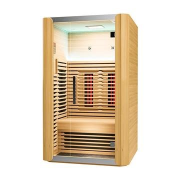 2 person full spectrum infrared sauna with red light tube