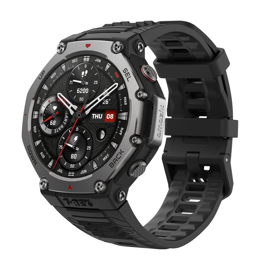Amazfit T-Rex 3 rugged outdoor GPS smartwatch shown on a plain white background