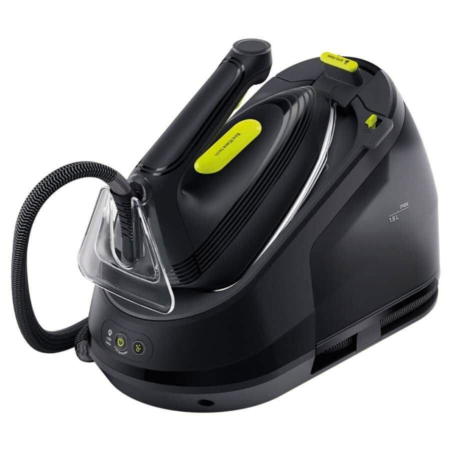 Braun CareStyle 3 IS3257BK black steam generator iron on ironing board