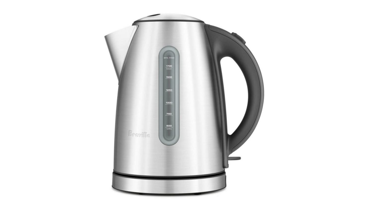 Breville Soft Top Dual kettle in brushed stainless steel