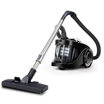 Devanti 2200W black cyclonic bagless vacuum with telescopic wand