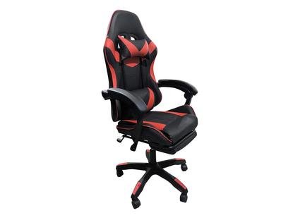 DS Nicola gaming chair in red and black PVC