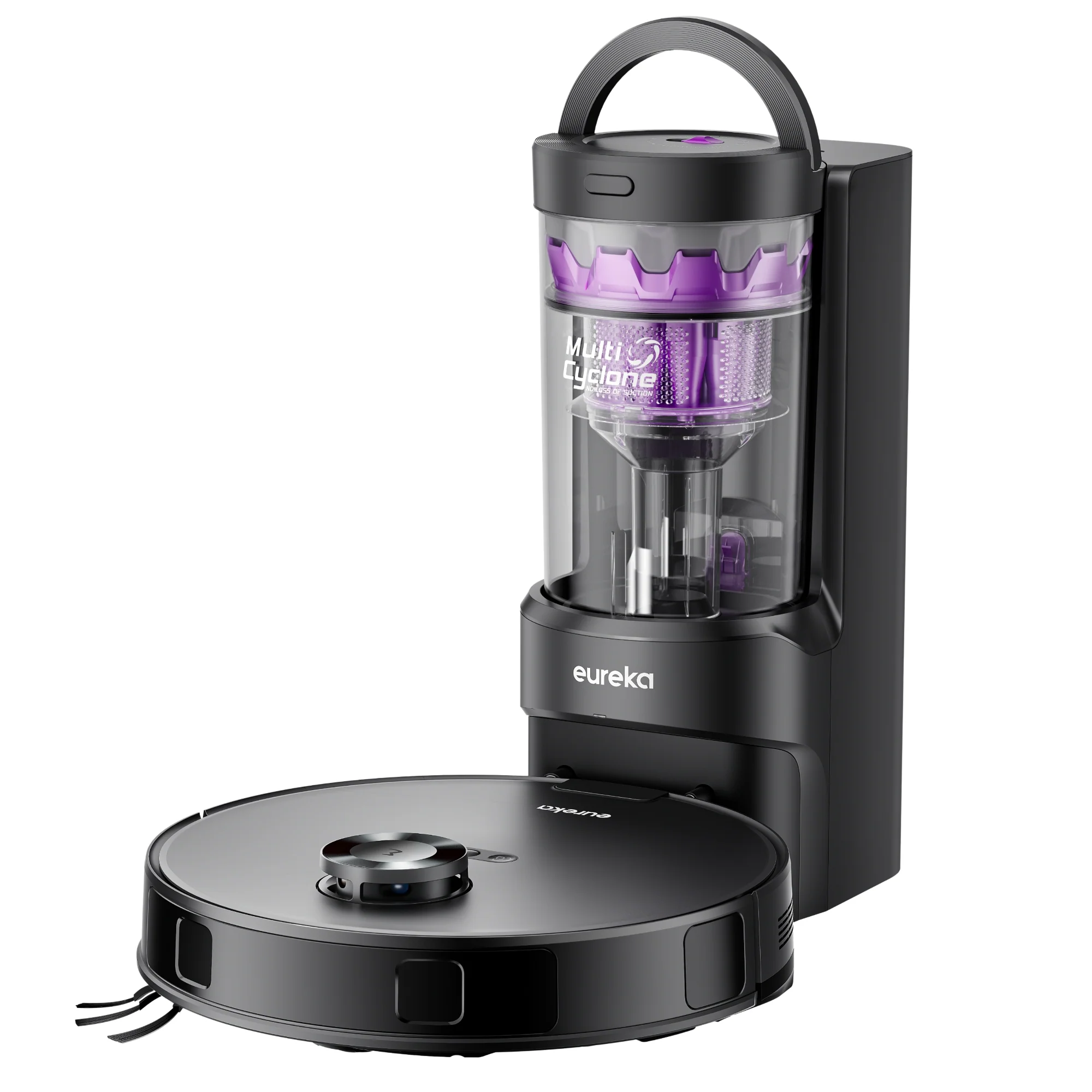 Eureka E20 Evo Plus robot vacuum with bagless self-emptying station