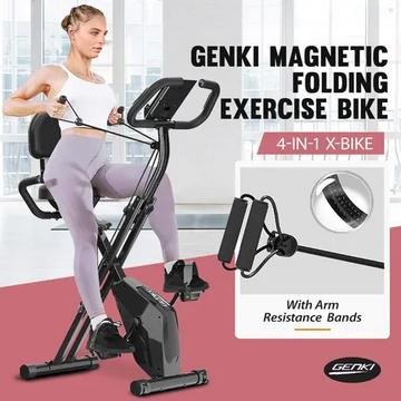 Genki 4-in-1 foldable exercise bike