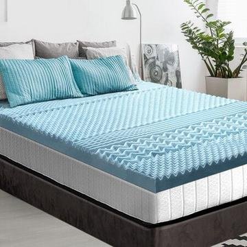 Giselle 7-zone 8cm memory foam mattress topper
