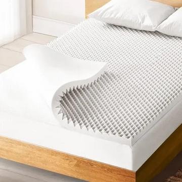 Giselle egg crate 5cm memory foam mattress topper