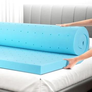 Giselle ventilated cool gel 8cm memory foam mattress topper