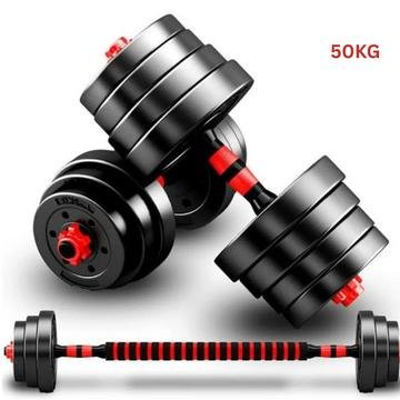 Lee Warehouse 50kg adjustable cement dumbbell set