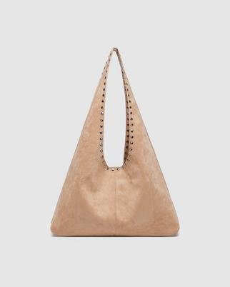 Louenhide Hailey suedette shoulder bag in blonde