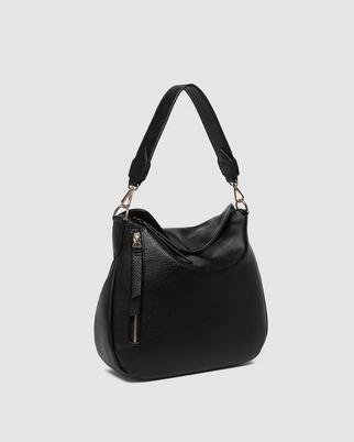Louenhide Nadia shoulder bag in black vegan leather