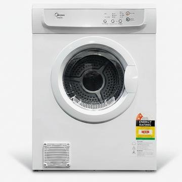 Midea 7kg vented dryer in white