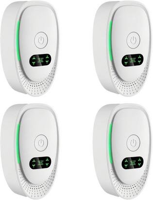 Four-pack of mini plug-in negative ion air purifiers