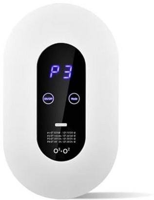 Plug-in negative ion air purifier with LED display