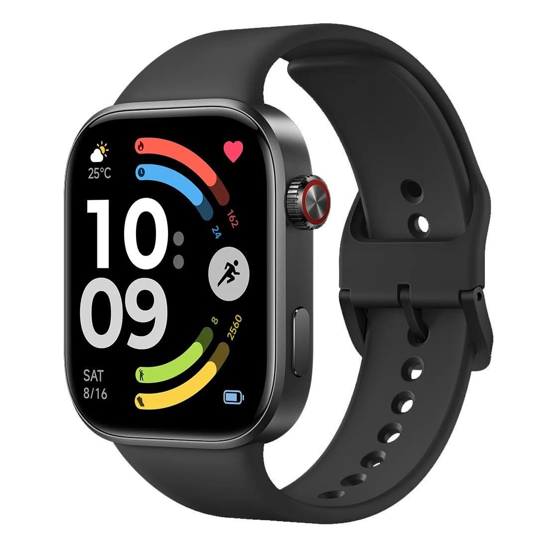 Xiaomi Redmi Watch 6 in Obsidian Black on a plain white background