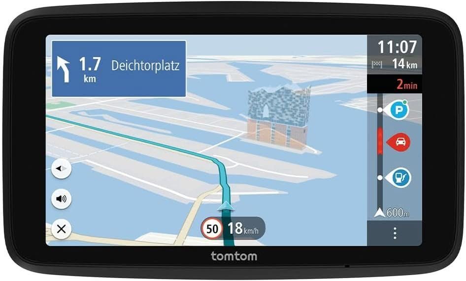 TomTom GO Advanced car navigation GPS with reversible mount