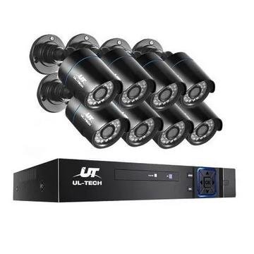 UL-tech 8 Channel 1080p CCTV DVR system with bullet cameras