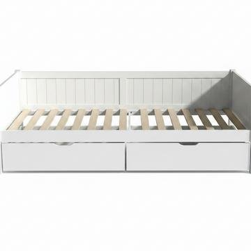 Xclusive Thanham white daybed with storage drawers