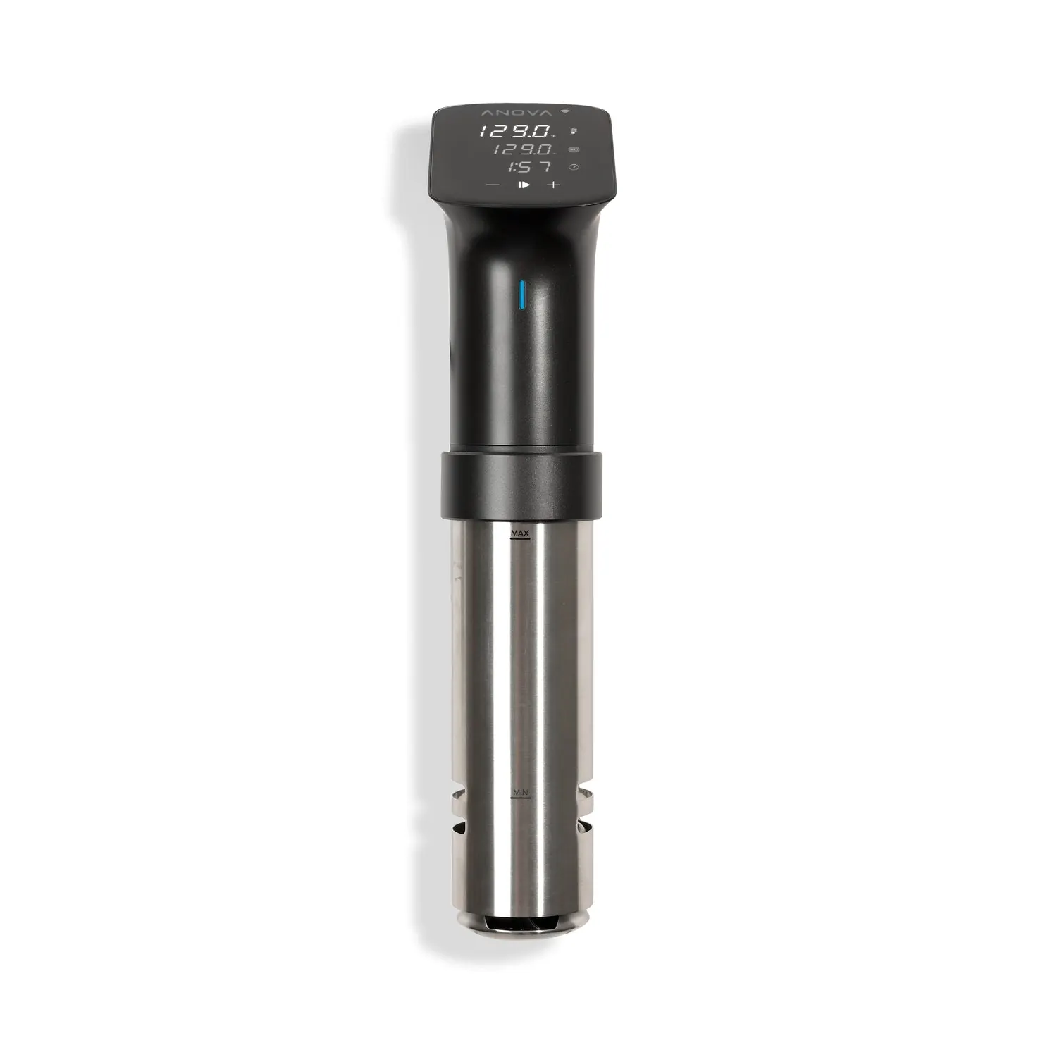 Anova Culinary Sous Vide Precision Cooker Pro on a plain background