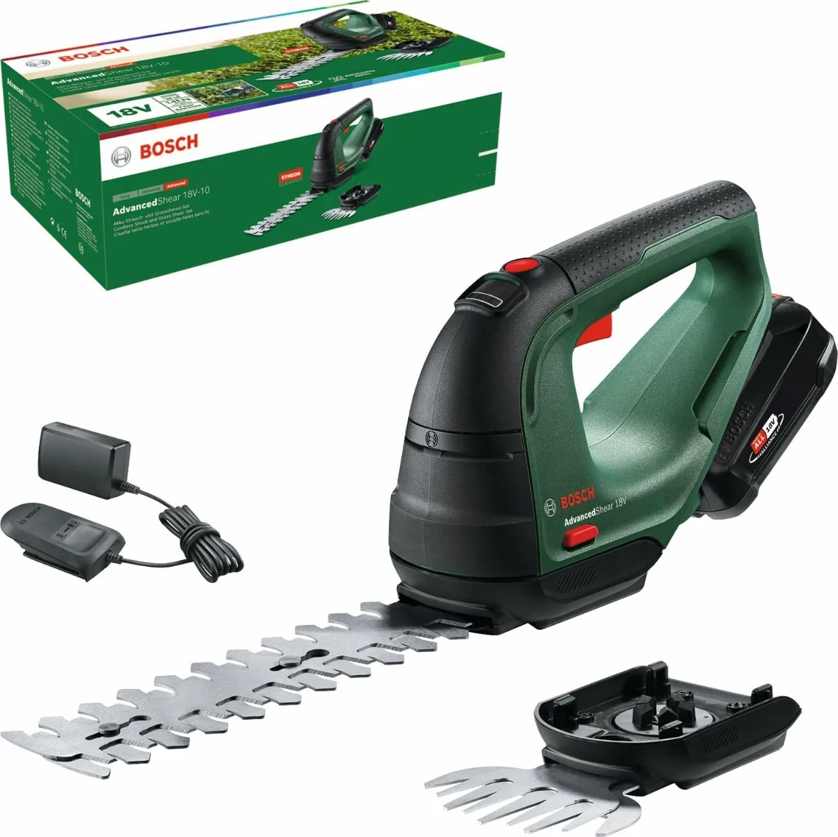 Bosch AdvancedShear 18V-10 Grass and Shrub Shear Kit