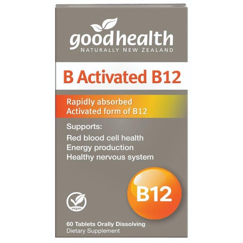 Good Health B Activated B12 Vege Capsules 60s