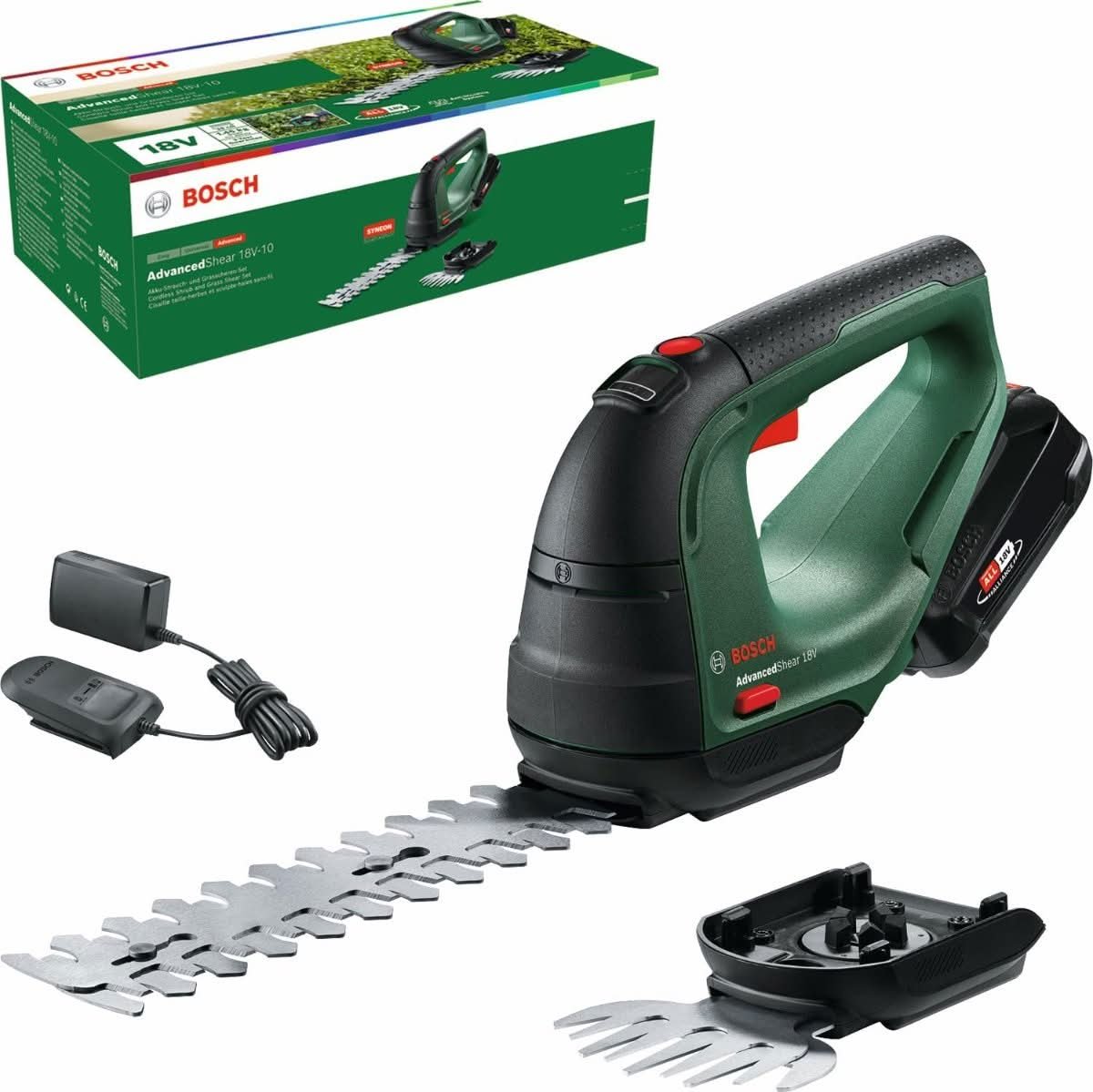 Bosch AdvancedShear 18V-10 Cordless Grass & Shrub Shear Kit - Best Premium Brand