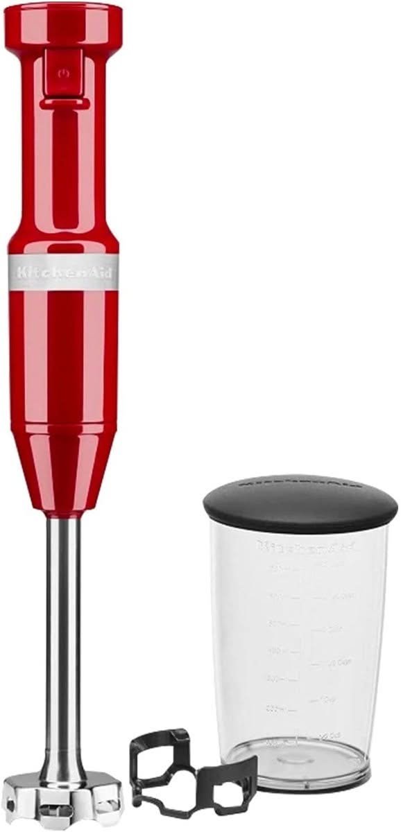 KitchenAid Classic corded hand blender in Empire Red