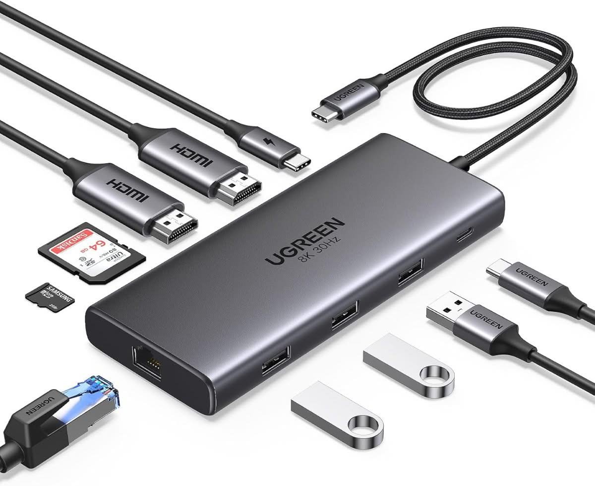 UGREEN Revodok Pro 210 10-in-1 USB-C Docking Station - Best Overall