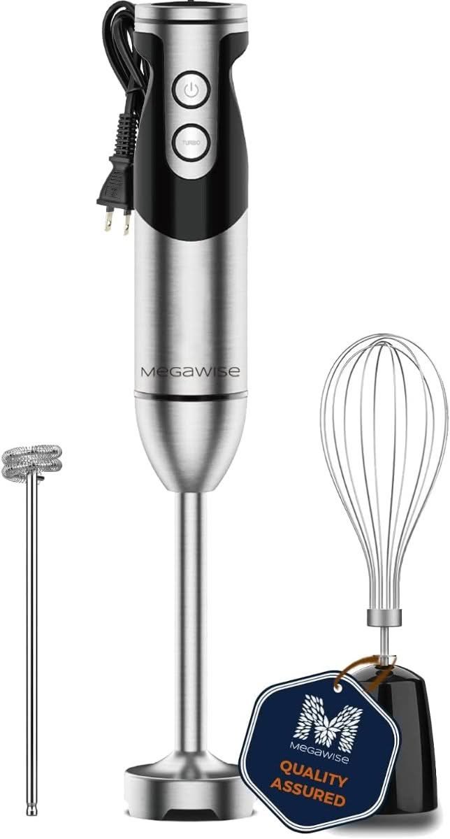 MEGAWISE 3-in-1 immersion hand blender