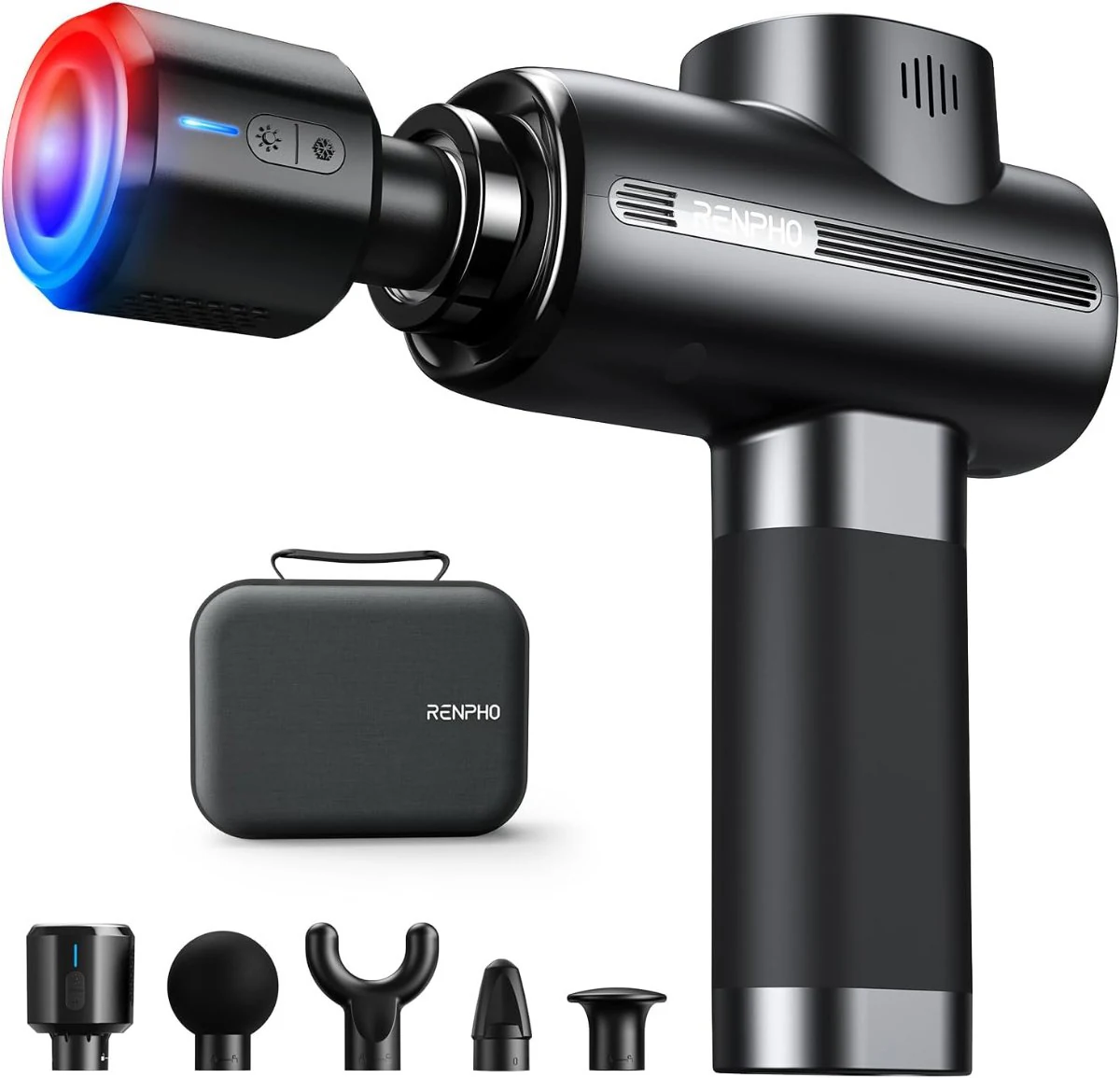RENPHO Thermacool massage gun with heat and cold