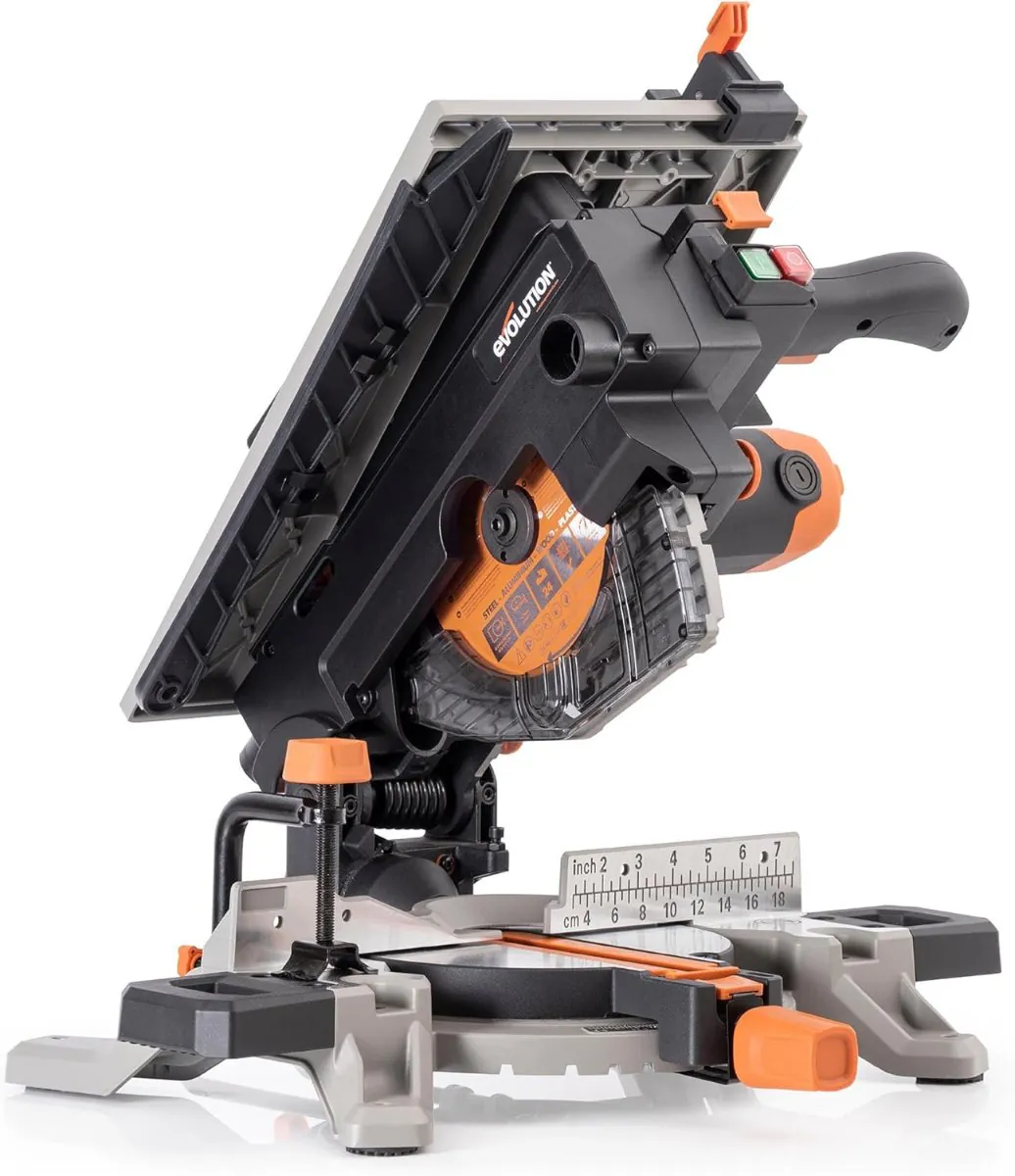 Evolution R8MTS 8-1/4in Convertible Miter/Table Saw - Best Convertible / Sliding-Mitre Compatible