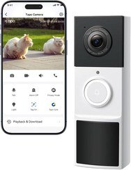TP-Link Tapo TD21 2K battery video doorbell with chime